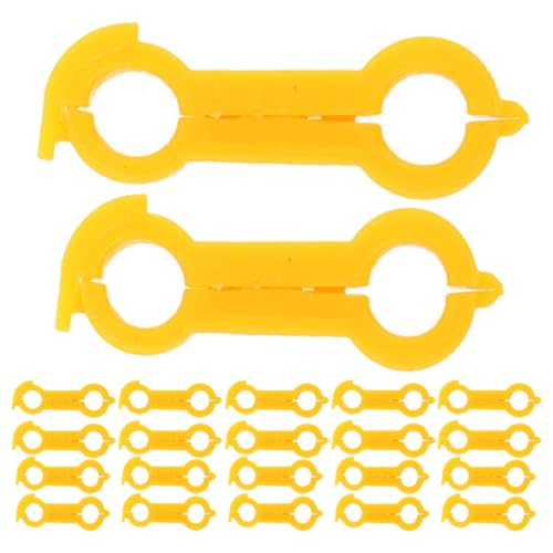 Veemoon 30pcs Bird Foot Corrector Rings Parrot Leg Brace Alignment Device for Correcting Splay Leg for Parrots Pigeons and Small Birds 4mm/ 5mm