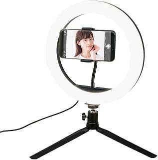 リングライト スマホ スマホスタンド 配信用ライト 自撮り 女優 ライト コントローラー付 10インチ フレキシブルアーム 照明 LEDライト 撮影 三脚 スマホスタンド付き 写真 youtube 照明キット LEDリングライト 撮影照明用ライト リモート テレワーク ライト オンライン会議 3つのカラーモード 12段階調光 三脚 多機能照明 USB給電