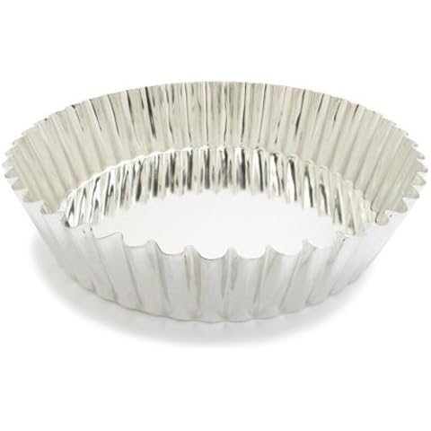 Gobel 10" Deep Round Tart Pan, Silver Cover
