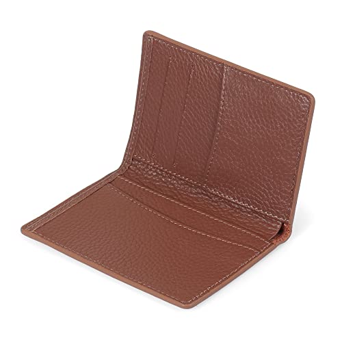 Bifold Leather Wallet - Passport Style - ID, Bank Cards and Cash, RFID BLOCKING - Unisex3