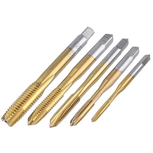 Yakamoz GY0570 5Pcs Spiral Point Tap Set Metric Screw Thread Taps Machine Screws Tapping Bits M3 M4 M5 M6 M8 Threading Tools thumb #1
