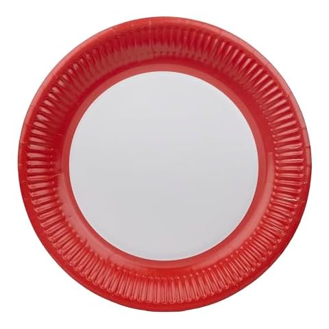 Talking Tables Red Paper Party Plates Cover