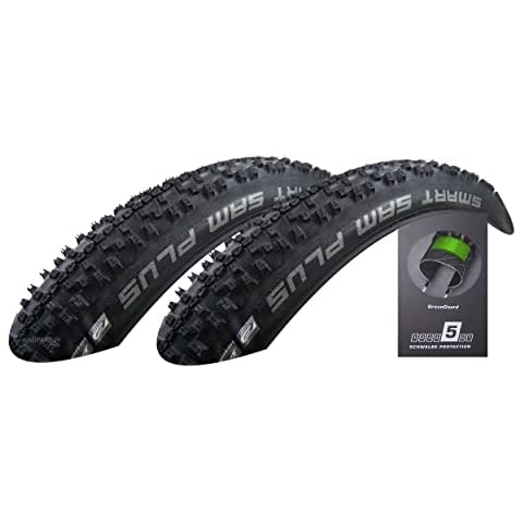 2X Schwalbe Smart Sam Plus 57-584 Drahtreifen GreenGuard 27.5x2.25 Fahrradreifen Cover
