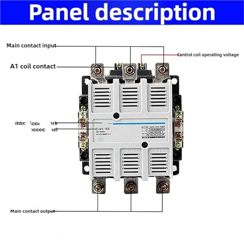 Contacteur électromagnétique triphasé CJ40-160A 220V CA industriel