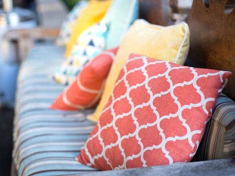 Naturesroom Sunbrella Outdoor Pillows for Patio Furniture - 20\" W x 20\" L x 6\" T, Waterproof Throw Pillow with Comfort, Style & Durability Designed for Outdoor Living - Made in The USA