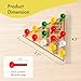 3 Pack - Wooden Triangle Peg Board Game - Retro Mini Travel Game