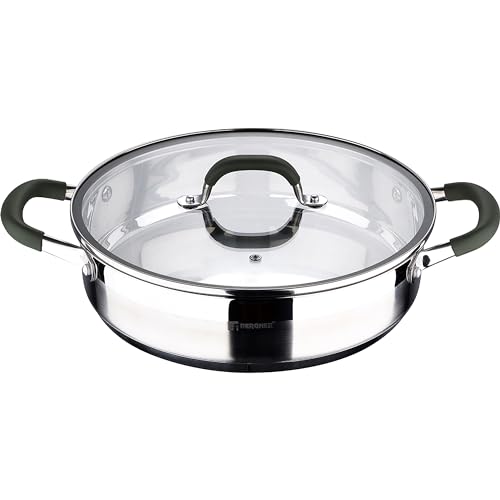 Best Bergner Cookware Non Stick 11 BERGNER Low Casserole Dish with Lid 28 x 7 cm – Ma