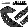 LioEtool R18 10 x 20(Inner H x Inner W) Black Plastic Cable Wire... LioEtool R18 10 x 20(Inner H x Inner W) Black Plastic Cable Wire...