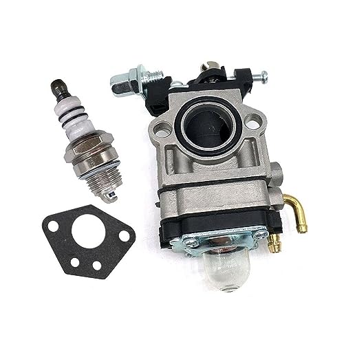 Carburador para cortacésped Demon RQ580 Vida XL 141550 141003 52cc Accesorios Recortador de carburador para bujía para junta de bujía Carburador