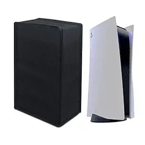 Blackpoll Water Proof Dust Cover for PS5 Console Digital Edition & Disc Edition Playstation 5 (Black)