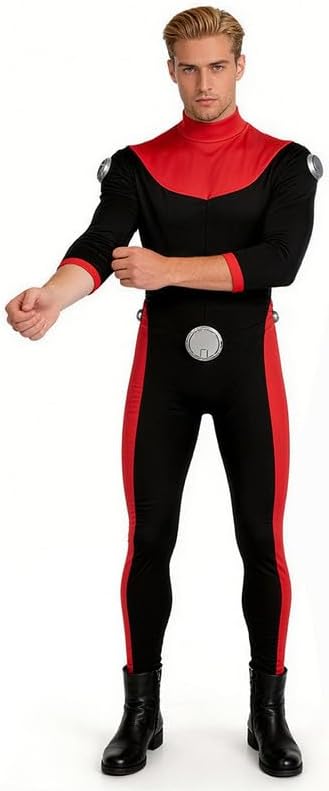 Invincible Powerplex Costume Scott Duvall Cosplay Bodysuit Jumpsuit Belt Powerplex Adults Mens Halloween Outfits