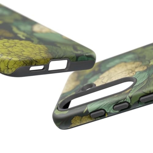 Coque rigide mate Galaxy S25 Vert anti-trace brocoli chou-fleur