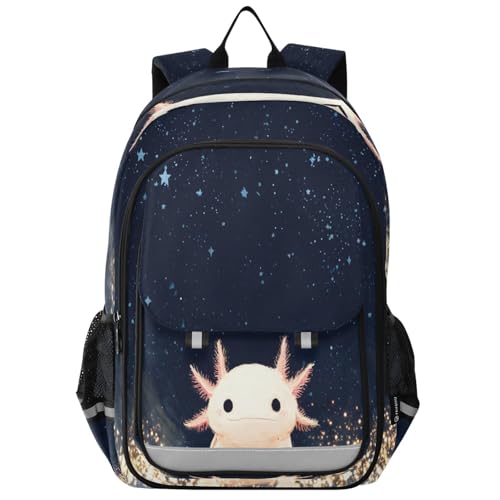 Sac à dos Axolotl avec compartiment PC et bretelles confort