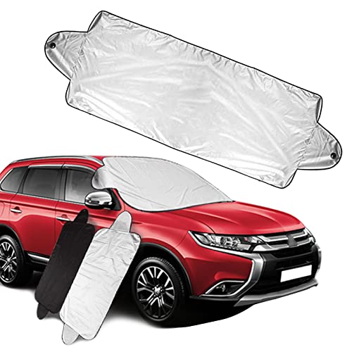TSHAOUN Pare Soleil Voiture Pare Brise Avant, Couverture Pare-Brise de Voiture, Repliable Anti UV Pare-Soleil Voiture Intérieur, pour la Plupart des Pare Soleil Voiture Pare Brise