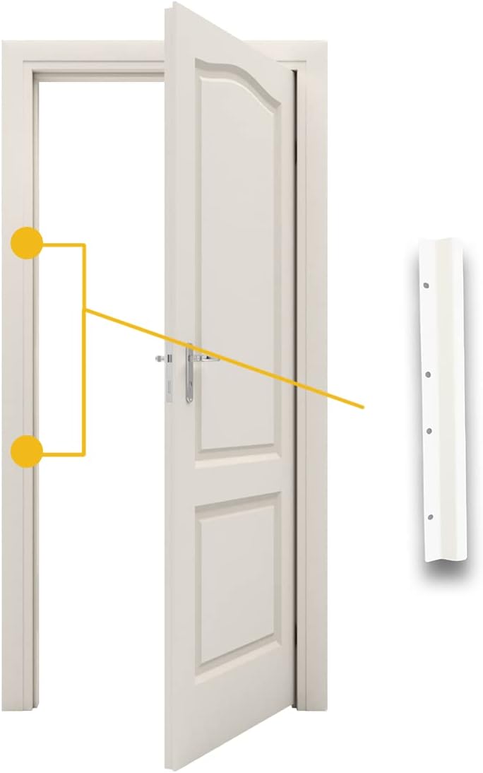 Door Armor 12" Pry Shield Door AccessorySatin Nickel