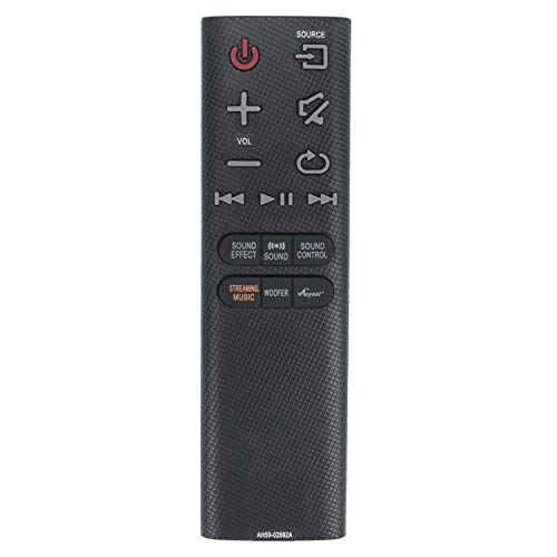 Barras De Sonido Samsung Vinabty AH59-02692A los Trajes remotos de Control Remoto se adaptan a la Barra de Sonido Curvada de Samsung HW-J6500 Hw-j6501...
