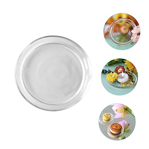 IMIKEYA 4 Pcs Pratos de imersão tigela de tempero prato de tempero para casa aromatizador Pratos tra