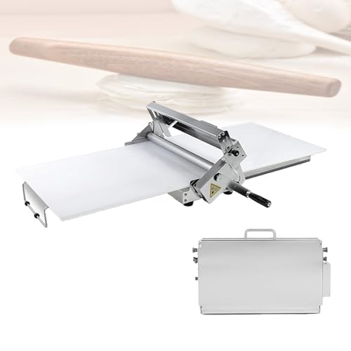 Máquina laminadora de masa manual de acero inoxidable con estructura plegable 2