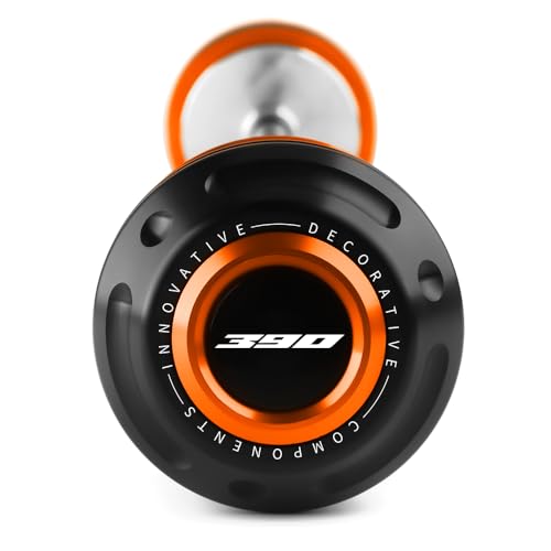 Mokiton Motorcycle Front Wheel Axle Fork Slider Crash Protector Compatible With 390Duke 2024 2025 | duke390 Parts Accessories (orange)