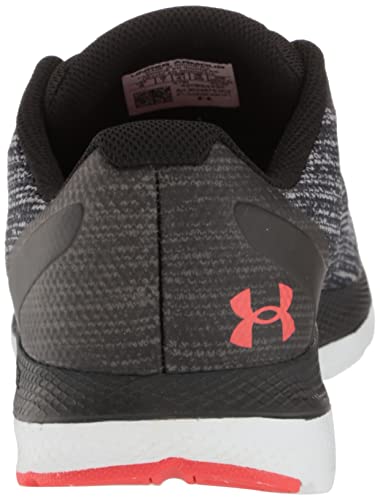 Under Armour Men's Charged Impulse 2 Knit --Running Shoe, (002) Black/Black/Radio Red, 10 - Thumbnail 3