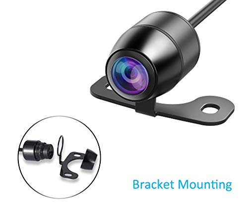 Reverse Backup Camera,170 Degree Wide View Angle Universal Car Front/Side/Rear View Camera,2 Installation Options,Removable Guildlines,Mirror Non-Mirror Image,12V Only #TOP2