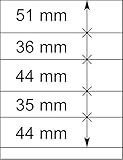 Largeur cadre normal: ext. 194 mm - int. 189 mm