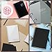 VOKOY 60 Pack 8.5x11 Inches Binding Covers and Backs Set, Letter Size Quality Un-Punched Report Covers, 30 Pcs 10mil Clear Binding Covers 30 Pcs 12mil Black Plastic Covers for Home Office School