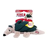 KONG Layerz Forage - Crackle Material with Plush Pockets for Treat Dispensing - Dog Toy (Armadillo)