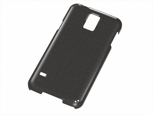 レイ・アウト GALAXY S5 ケース ハードコーティング・シェルジャケット パールブラック RT-GS5C3/B