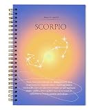 Welshower Pisces Zodiac Astrology Spiral Notebook Journal, Scorpio Birthday Gifts for Women Notebook, Gifts for Astrology Lovers Journal, 5.5x8.3 Inch