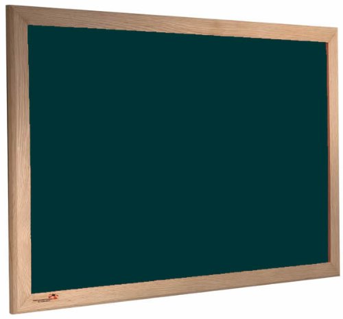 Premier Felt Noticeboard Oak Frame 1800mm x 1200mm, Dark Green
