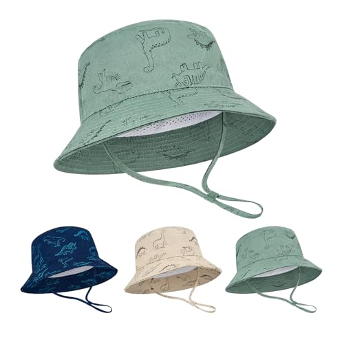Image of Durio Baby Sun Hat - UPF50+ Wide Brim Bucket Hats for Infant Newborn, Outdoor Sun Protection Beach Hat for Toddler Boys Girls