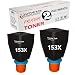 Produktbild universo cartuccia - 153X W1530X KIT 2 Toner à 5.000 Seiten, kompatibel mit HP Tank Drucker 1504 1504w 2504 2504dw 1604 1604w 2604 2604dw 2604sdw 2606 2606dw