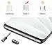 VIWIEU USB C Dust Plugs Charging Port Cover Caps with Cable Protectors 2 Pack Compatible with iPhone 15 Plus Pro Max Samsung Galaxy S23/S22/S21/S20+ Ultra/Z Flip 4/Z Fold 4 Pixel OnePlus (Gray)