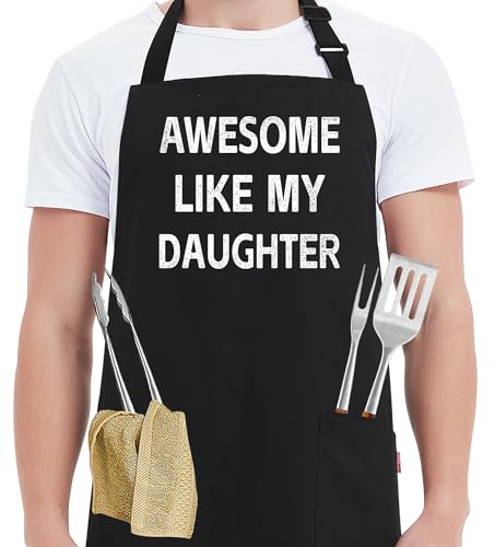 Kaidouma Funny Grilling Aprons Dad - Men's Chef Cooking BBQ