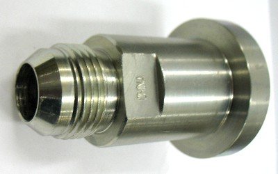 AF 600-20-24 - 1-1/4 Male JIC (1-5/8''-12 Threads) X 1-1/2 Code 62 Flange (2.5'' Diameter X .495'' Thick)