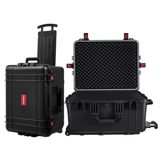 Regetek Waterproof Rolling Hard Case