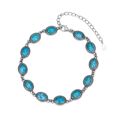 Bracelet turquoise en argent pour illuminer vos tenues d'été et de soirée