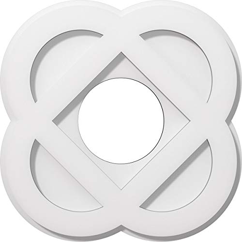 Ekena Millwork CMP14CE-05000 Charlotte Architectural Grade PVC Contemporary Urethane Ceiling Medallions 14"OD x 5"ID x 5 1/2"C x 1"P