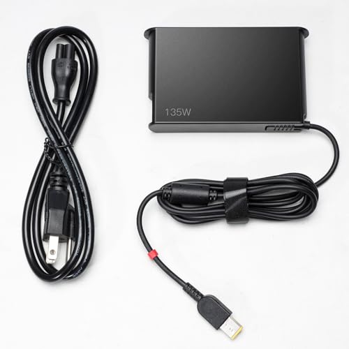 NZNBBO 135W Laptop Charger for Lenovo Thinkpad AC Adapter Compatible with ThinkPad X1 Extreme/P1/Legion Y530/Y700/Ideapad 720/Yoga Slim 7 20V 6.75A Slim Tip Power Supply Cord