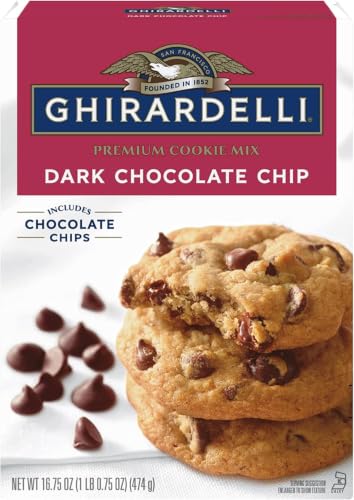 Image of Ghirardelli Brownie & Cookie Mix Variety Pack, 5 Flavors - Walnut (17 oz), Caramel Turtle (18.5 oz), Salted Caramel (16 oz), Dark Chocolate Chip Cookie (16.75 oz) & Double Chocolate (18 oz) (Variety Pack)