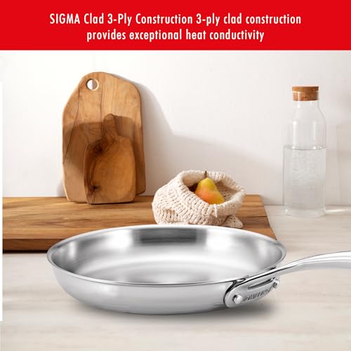 ZWILLING Energy X3 30 cm / 12 Inch 18/10 Stainless Steel Frying Pan by ZWILLING - Image 3