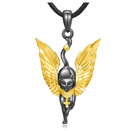 Sterling Silver Egyptian Cat Necklace