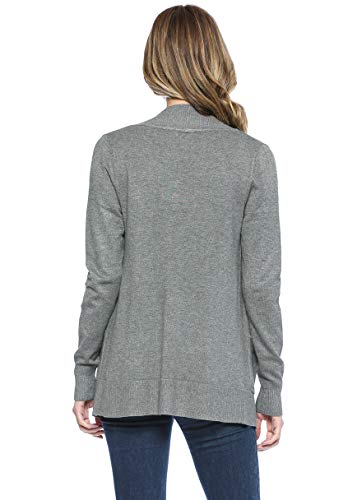 Image of Urban Look Womens Basic Long Sleeve Open Front Comfy Sweater Cardigan