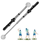 Golf Schwungtrainer, Ausziehbarer Golf Swing Trainer für Stärke & Rhythmus...