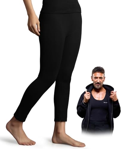 Wearslim Women's Winter Thermal Bottom Underwear Ultra Soft Winter Warmer Inner Wear Johns Pant Lower, Zed Black, X-Large