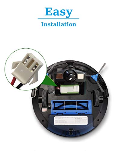 Replacement Battery For Amarey A800 A900, Imartine C800, Tesvor X500 Pro, Goovi D380, F007C, Onson J10C, Ionvac Smartclean 2000 Robovac Vacuum Cleaners 14.4V 2600Mah #TOP4