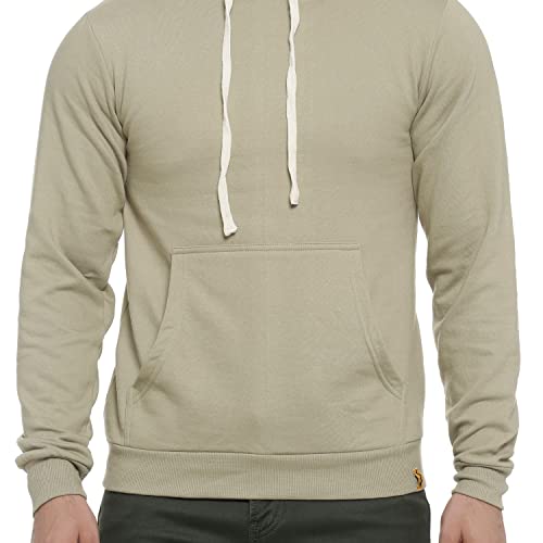 Image of Campus Sutra Men's Cotton Hooded Neck Sweatshirt