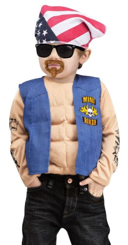 Disfraz Mini Biker para Niño Pequeño (3T-4T)