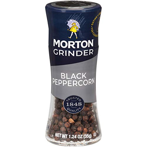 Morton Black Peppercorn Grinder, 1.24 Oz #TOP20